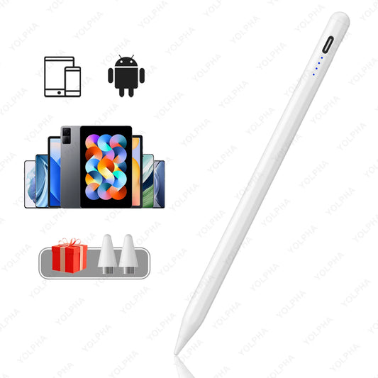 Universal Capacitive Stylus Pen for Android Tablets and Smartphones, Compatible with iPhone, XIAOMI, HUAWEI, and Samsung Devices