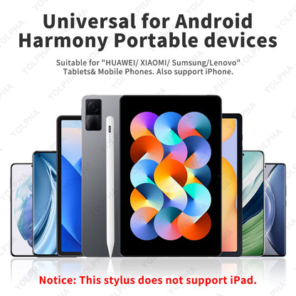 Universal Capacitive Stylus Pen for Android Tablets and Smartphones, Compatible with iPhone, XIAOMI, HUAWEI, and Samsung Devices